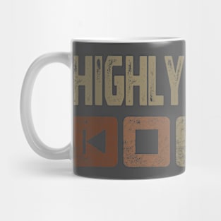 Highly Suspect Control Button Mug